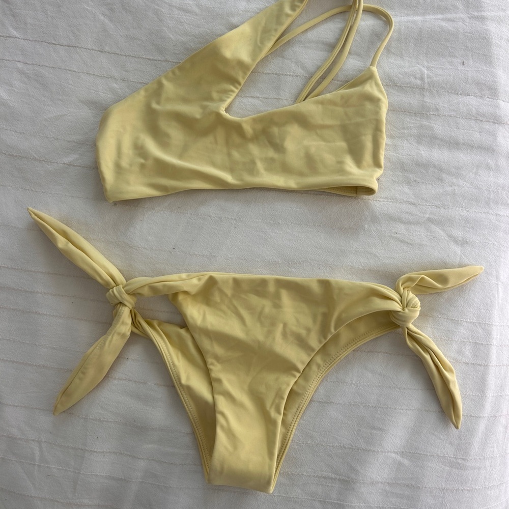Mikoh Yellow Bikini Set